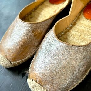 RAG & BONE Summer Silvery Espadrilles 7